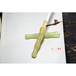 和田玉烟嘴白玉节节高升烟斗吸烟过滤器健康烟具男士烟